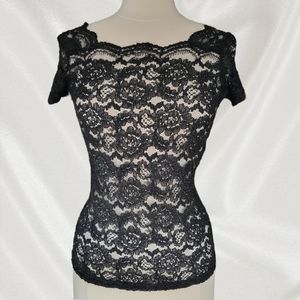Vintage Gold Label Victoria Secret Lace Top